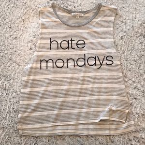 “Hate Monday’s” Tank